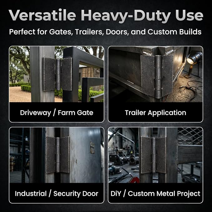 Heavy Duty Weldable Hinges | Steel Butt Hinge Design - Image 7