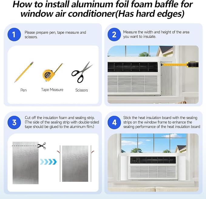 YIYAO Window AC Insulation Kit - Image 5