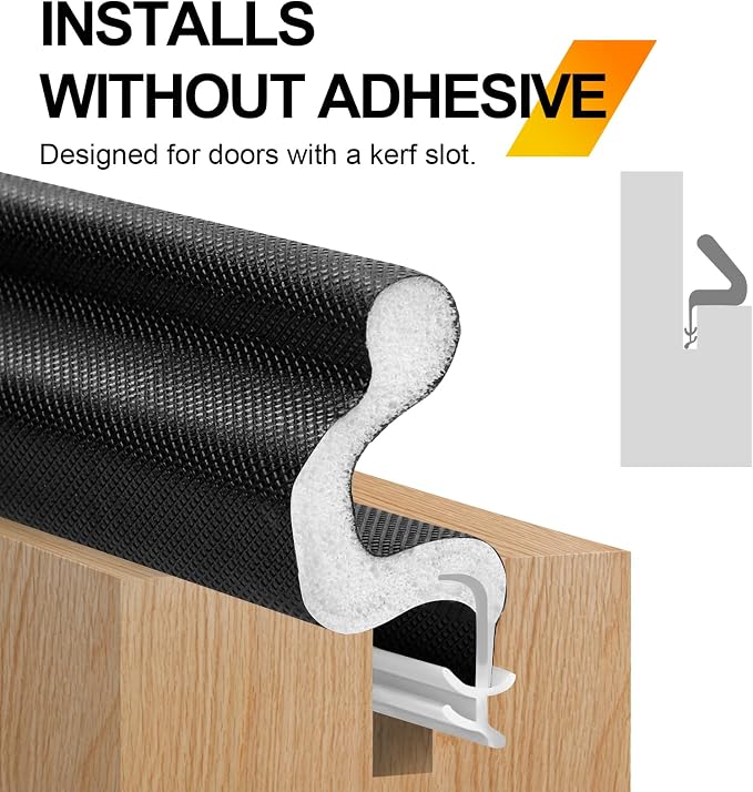 Litaibai Kerf Exterior Door Weather Stripping - Image 3