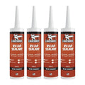 Liquid Rubber RV Lap Sealant, Self-Leveling Roof Sealer, 4 Pack | Flows by LiquidRubber