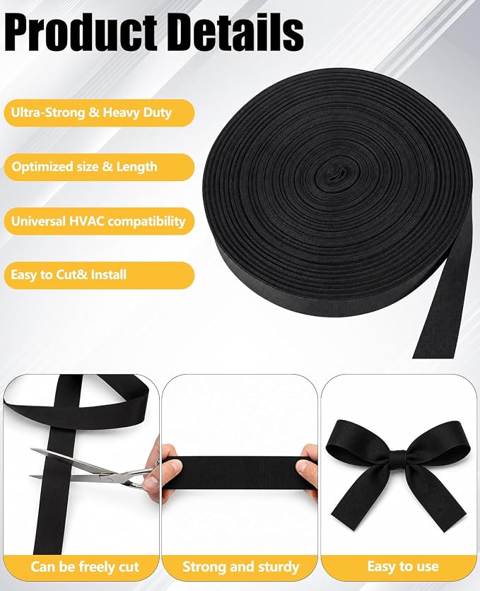 Heavy Duty Nylon HVAC Duct Strap, 2in x 147ft Duct Support Webbing | Heavy duty - Image 3
