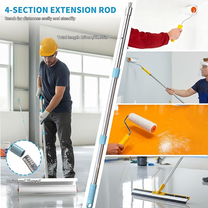 Complete Self Leveling Cement Tool Kit, Professional Epoxy Floor Kit Tools - Image 5