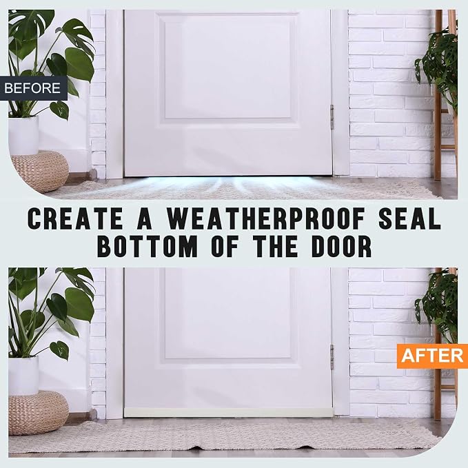 Pickmesh 2 Pcs 36 Inch Adjustable Storm Door Bottom Sweep - Image 5