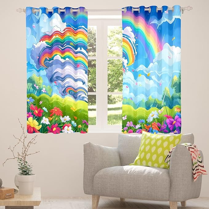 jejeloiu 3D Tornado Blackout Shades Window Treatments Natural Disaster Window - Image 4