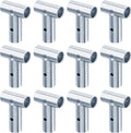12 Pack 1/2" EMT Pipe Connector Clamps, Tee Fitting by heneng