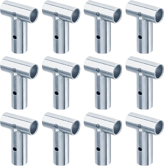 12 Pack 1/2" EMT Pipe Connector Clamps, Tee Fitting by heneng