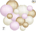 Paper Lanterns Decorative, Round Hanging Paper Lanterns Decorations by zilue