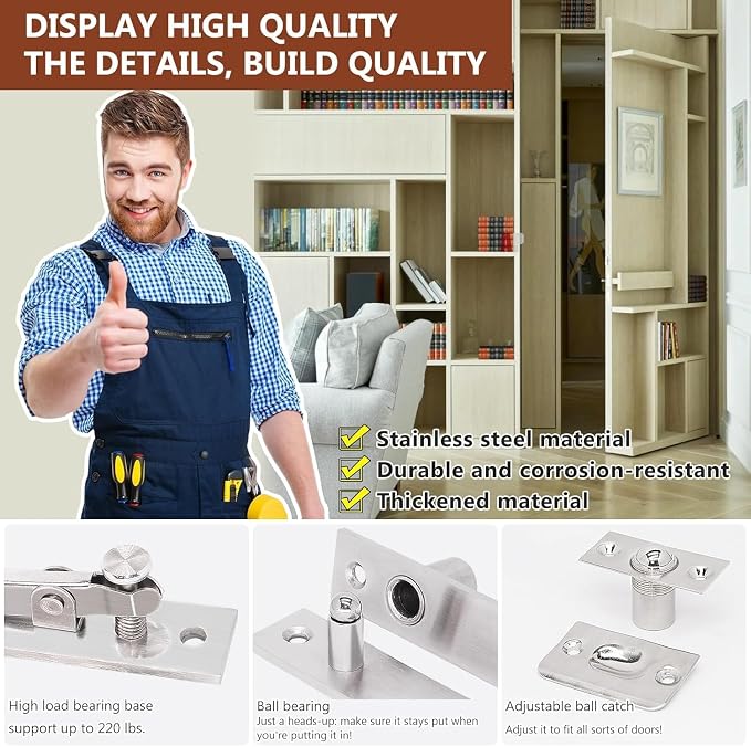 Heavy Duty Pivot Hinge Set - Image 3