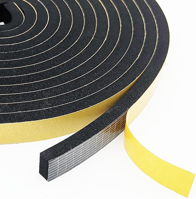 Topiverse Weather Stripping, Door Seal Strip, 1 in x 1/4 in x 13 Ft | Strong by Topiverse