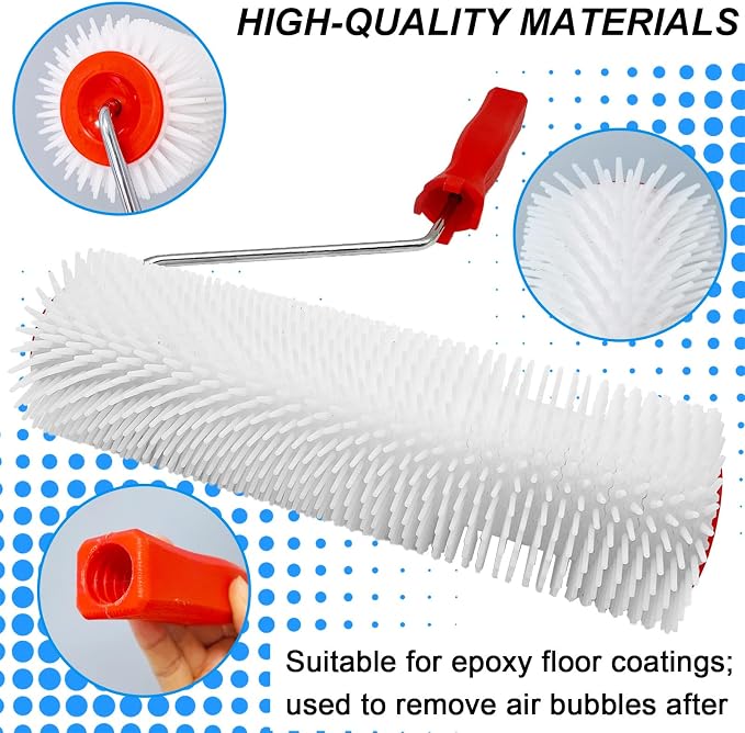 Self Leveling Cement Tool Kit, 9-inch Spiked Roller - Image 3