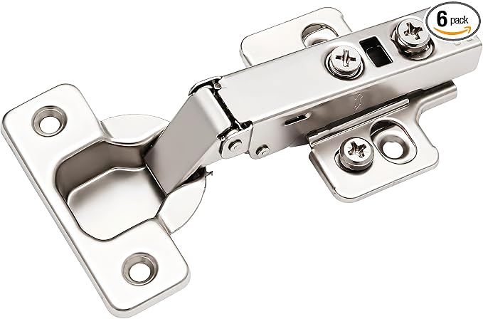 6-Pack Full Overlay Frameless Soft-Close European Hinges by BertaFurnitureAccessories