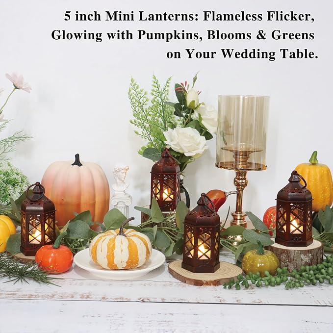 LLQ 8Pack Mini Lantern Decorative - Image 4