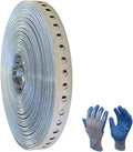 F&L Galvanized Pipe Strap 3/4" x 100 FT – Heavy-Duty 24 Gauge Steel Hanger Strap by CoolingProduct