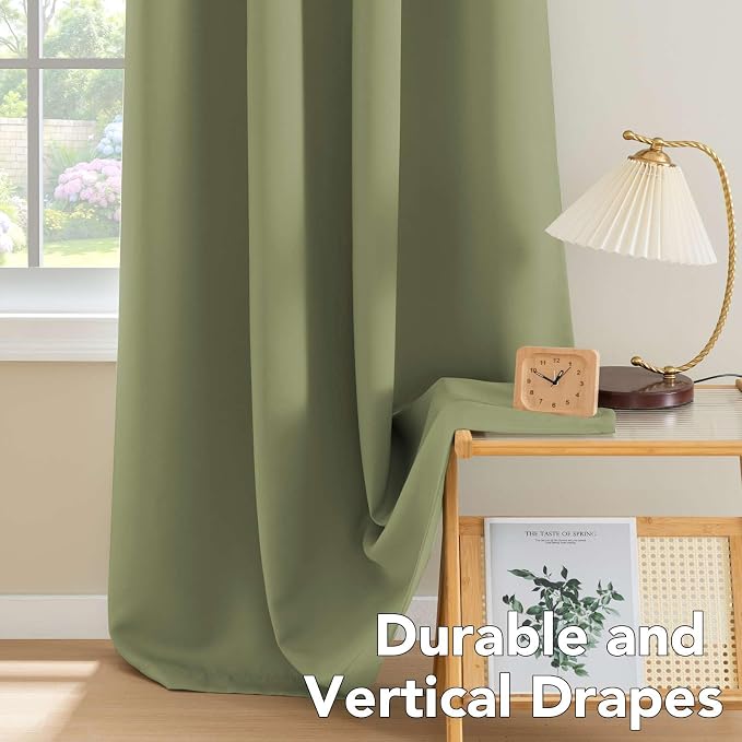 H.VERSAILTEX Window Treatment Blackout Thermal Insulated Room Darkening Solid - Image 8