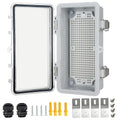 Electrical Junction Box, IP67 Waterproof Outdoor Box ABS Plastic Enclosure by Qukipet