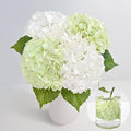 4Pcs 21in Latex Real Touch Hydrangea Artificial Flowers | Lifelike Large by MARTINEMALL