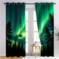 Forest Aurora Curtains 63 Inches Long by Unknown
