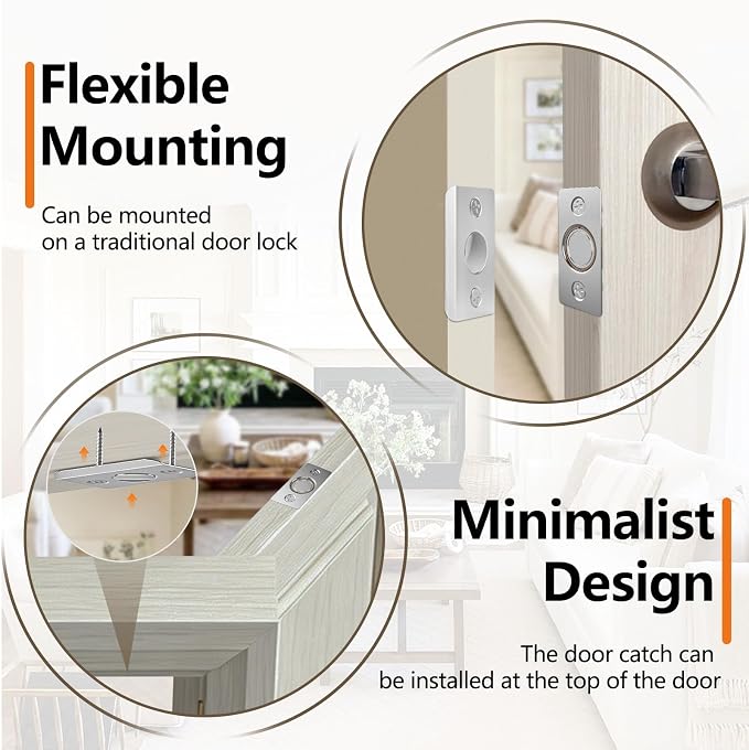 Tonitrui Upgraded Strong Magnetic Door Catch, Replacement - Image 6