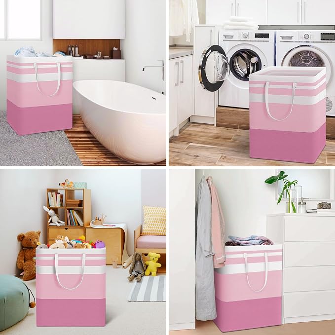 HomeHacks 2 Pack Laundry Baskets, Laundry Hampers Bags | Waterproof, - Image 6