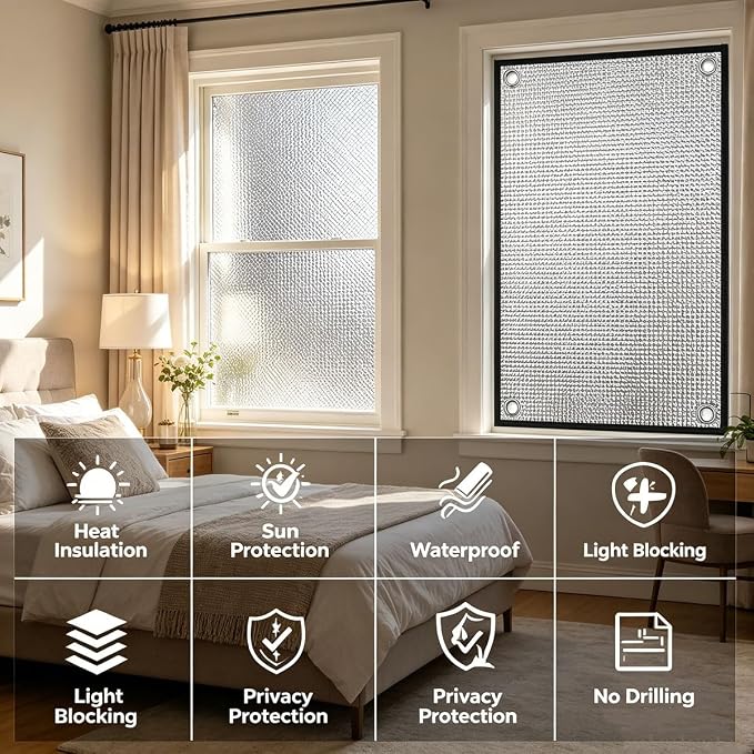 Reflective Window Film Insulation Roll, Aluminum Foil Bubble Insulation Sheet - Image 4