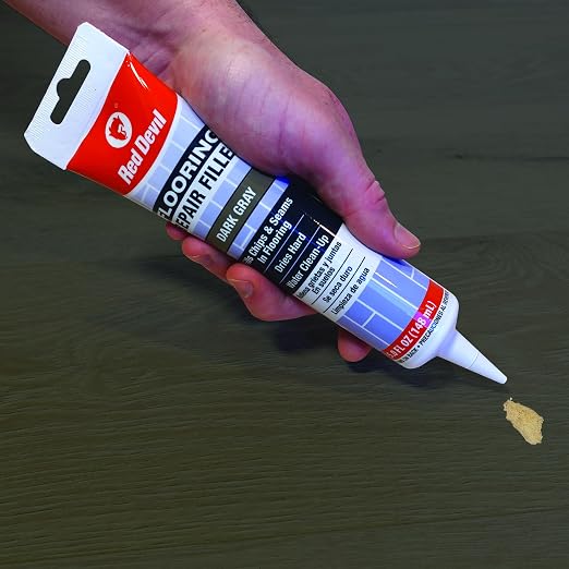 Red Devil 056055 Flooring Repair Filler, 5 oz., Dark Gray, 4 Pack - Image 5