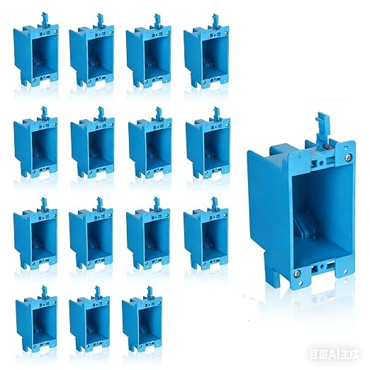 16pack 1-Gang Old Work Retrofit Electrical Box, 14 Cu. in. PVC Junction Box by Unknown