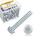 Hicarer 30 Pack 5/8 x 4 Inch Concrete Screws Galvanized by Hicarer