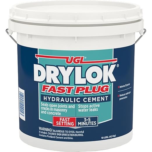 1PK 00924 10lb Fast Plug Hydraulic Cement LANC-150341-NF by FixtureDisplays