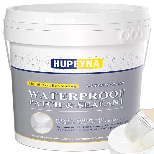 Invisible Waterproof Agent, Liquid Waterproof Sealant 1.32 Gal | Waterproof Glue by HUPEYNA