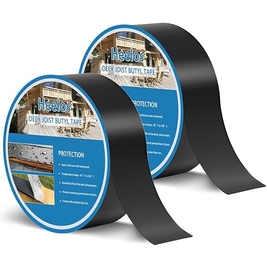 2 Pack Butyl Deck Joist Tape Flashing Tape by HEELOS