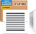 Fits 8x8 Hole | Aluminum Return Air Grille by Handua | Vent Cover Grill by Handua