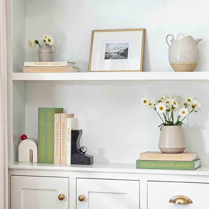 JARLINK Aesthetic Decorative Books, Sage | Stylish Storage Boxes - Image 8