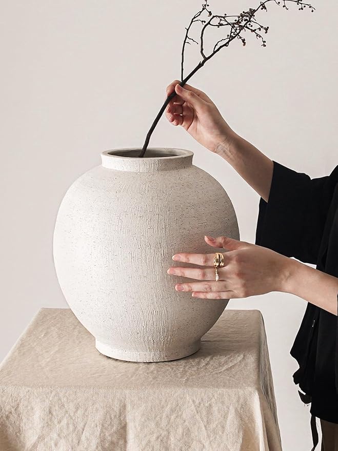 White Ceramic Vase - Image 4