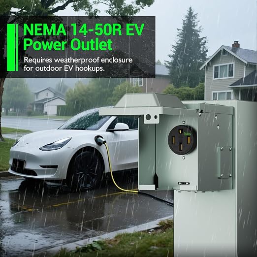 50 Amp EV Charging Receptacle/Nema 14-50 EV Outlet - Image 4