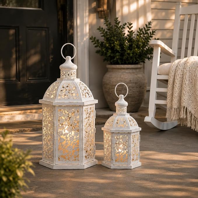Lanterns Decorative Outdoor&Indoor, Candle Holder - Image 9