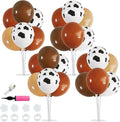 TONIFUL 4 Set Brown Nude Cow Balloon Stand Balloon Centerpiece by TONIFUL