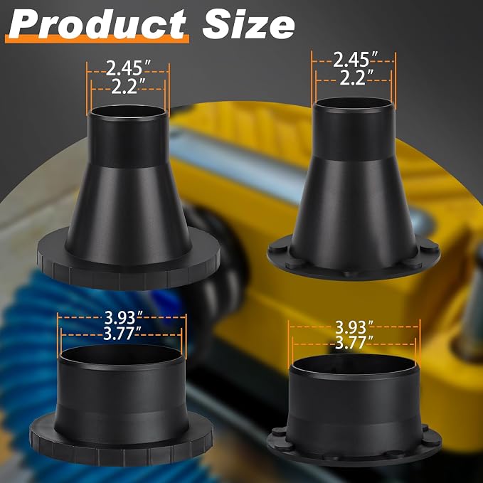 4"&2.5" Magnetic Dust Collection Fittings - Image 2
