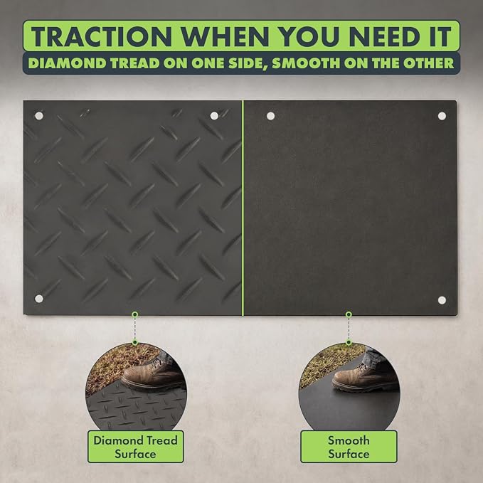 Checkers Ground Protection Mat, AlturnaMAT, Made in the USA - Image 4