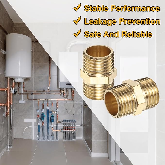 PATIKIL Brass Pipe Fitting - Image 5