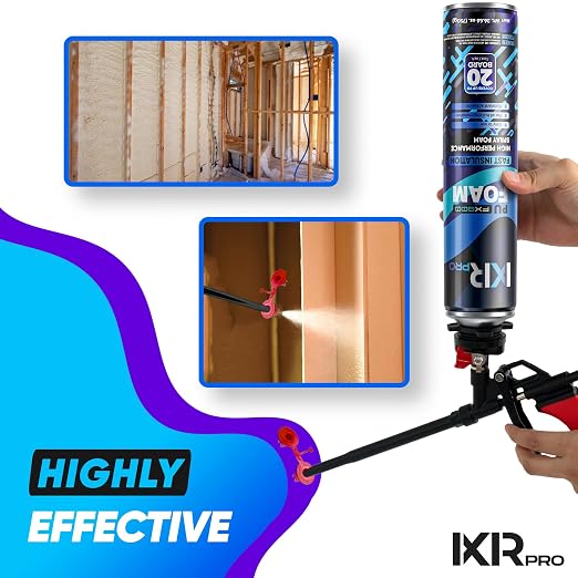 Spray Foam Insulation, Expanding Foam Sealant Spray, 3 Pack x 26.46 oz | High - Image 4