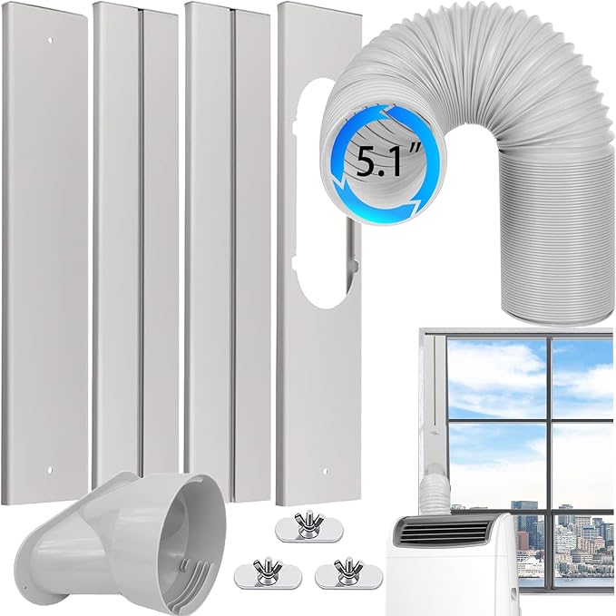 Portable Air Conditioner Window Vent Kit by Nihoney
