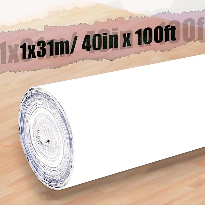 40"x100ft Floor Protector Film Roll Hardwood Temporary Renovation Cover - Image 2