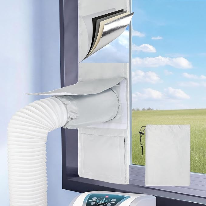 Portable Air Conditioner Window Seal Kit by Babeezy