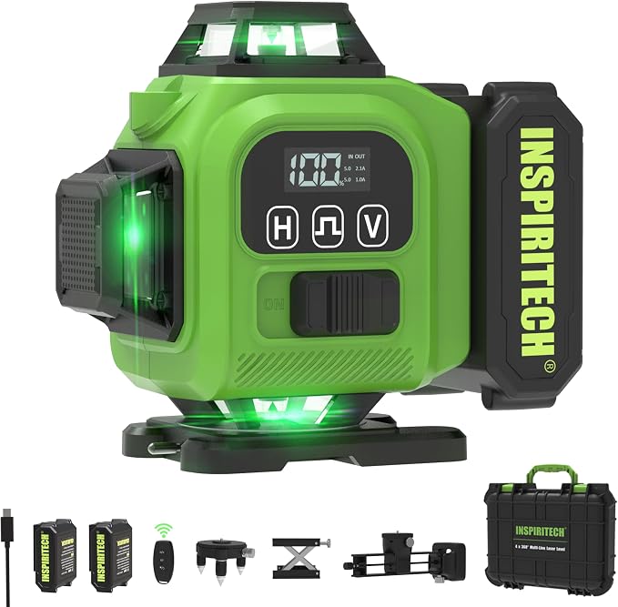 Laser Level 360 Self Leveling by INSPIRITECH