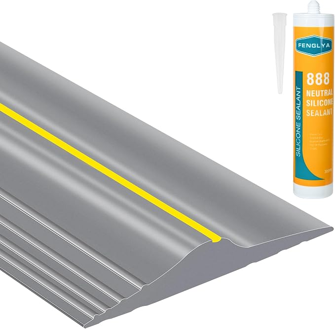 ToLanbbt 12Ft/3.7M Universal Garage Door Rubber Threshold Strip by ToLanbbt