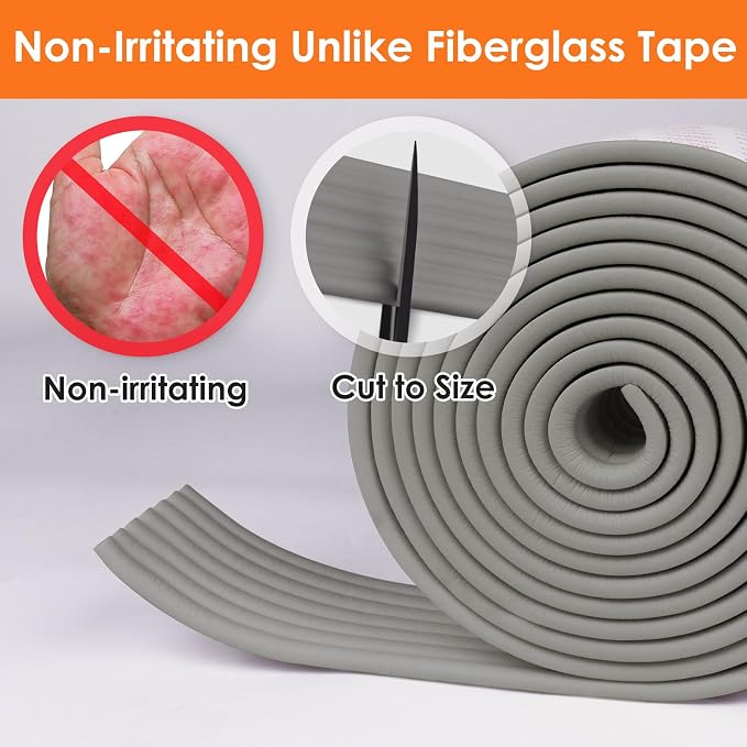 TOHONFOO Pipe Insulation Wrap Tape, Thickened Insulation Tape, 3 inch pipe - Image 6