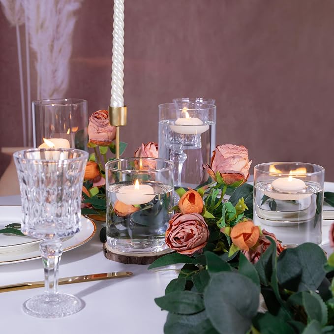 UPBUD 4 Inch Glass Cylinder Vases - Image 6