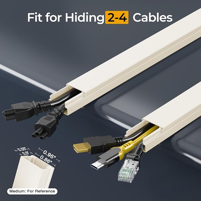 Cord Hider Kit, 113.4in Cord Covers - Image 2