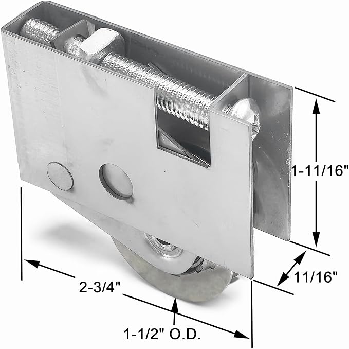 2 Pack Sliding Patio Door Roller Assembly Fits - Image 3