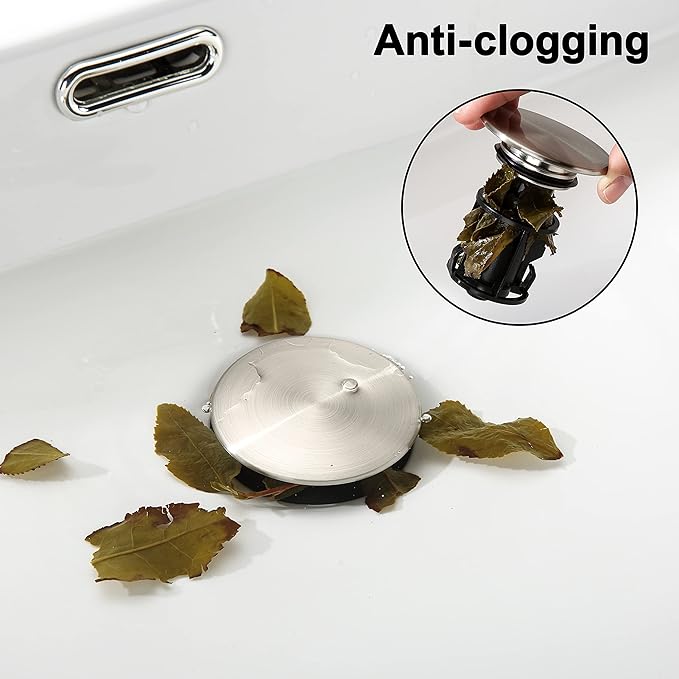TIORIY Pop Up Bathroom Sink Drain - Image 4